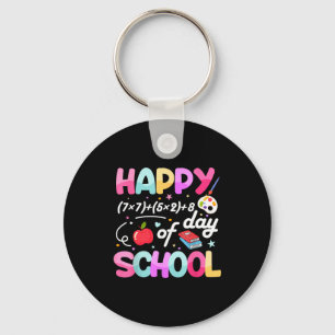 Happy 67 Days Of School 67th Day Smarter Six Seven Keychain