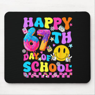 Happy 67 Days Of School 67th Day Smarter Six Seven Mouse Pad