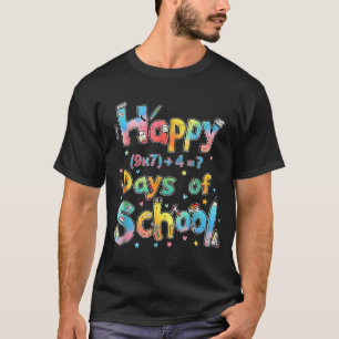 Happy 67 Days Of School Math Equation Teacher Six  T-Shirt