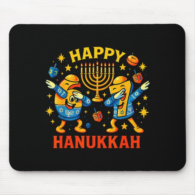 Happy 67 Hanukkah Funny Holiday Meme Design  Mouse Pad (Front)