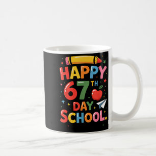 Happy 67 Th Day Of School - I Survived 67 Days Of  Coffee Mug