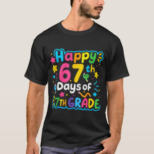 Happy 67th Day Of 7th Grade School Meme 67 Kids Te T-Shirt
