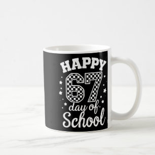 Happy 67th Day Of School Students Teacher Kids 100 Coffee Mug