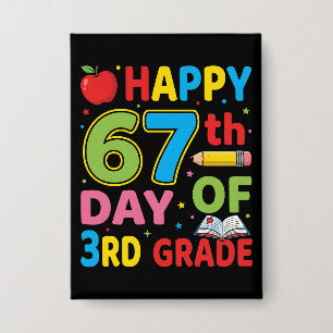 Happy 67th Day of School Teacher Cute Classroom