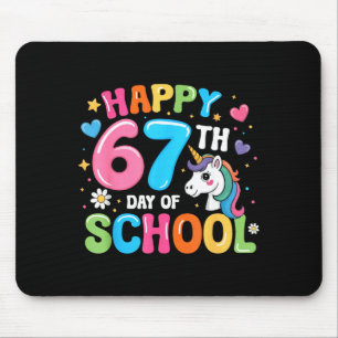Happy 67th Day Of School Teachers Students 67 Meme Mouse Pad