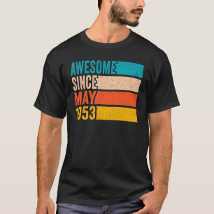 Happy 69th Birthday Party 69 Year Old Awesome Sinc T-Shirt