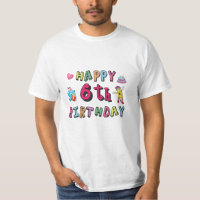 Happy 6th Birthday 6 year old b-day surprise