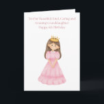 Happy 6th Birthday to our Granddaughter Card<br><div class="desc">A pretty princess style 6th Birthday to our Granddaughter Card. Not exactly what you are looking for why not check out our Zazzle Store KLOVERBYKAY where we have several gifts and gift ideas as well as a large collection of paper party essentials such as paper plates, Cups Napkins and more....</div>