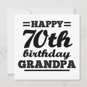 happy 70th birthday grandpa save the date