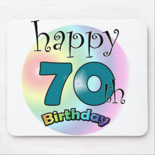 Happy 70th birthday mouse pad