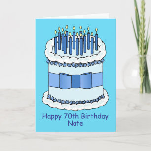 Happy 70th Birthday Nate Card