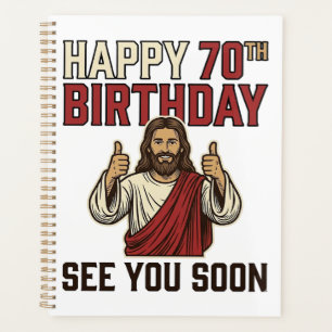 Happy 70th Birthday See You Soon Vintage Shirt Planner