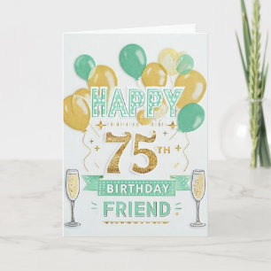 Happy 75th Birthday Card