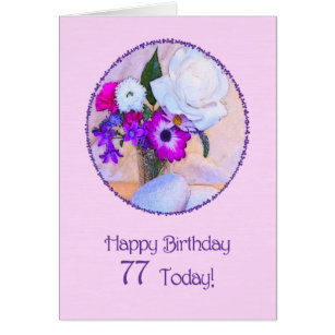 77th Birthday Cards, Photocards, Invitations & More