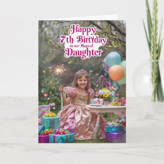 Happy 7th Birthday Card