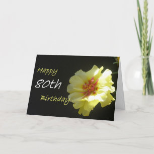 Happy 80th Birthday Greeting Card
