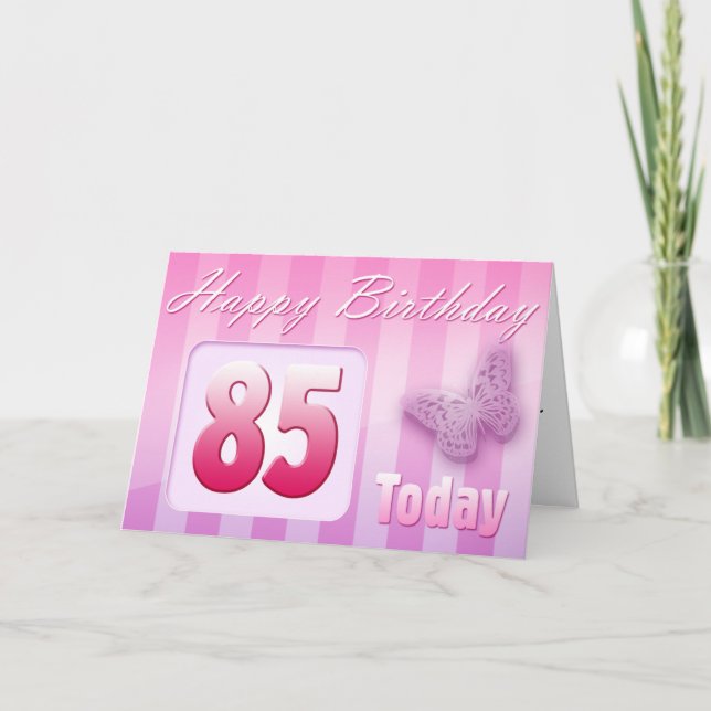 Happy 85th Birthday Grand Mother Great-Aunt Mom Card (Front)