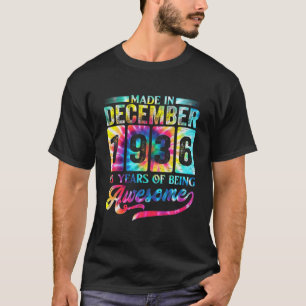 Happy 85Th Birthday Made In December 1936 T-Shirt