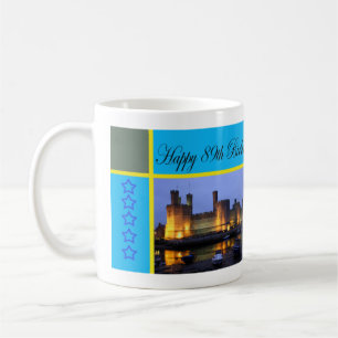 Happy 89th Birthday Caernarfon Castle Coffee Mug