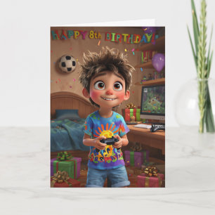Happy 8th Birthday Card
