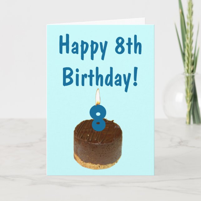 Happy 8th Birthday! Card (Front)