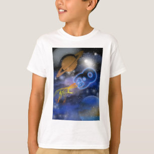 Happy 8th Birthday Plantet's Boy, Outerspace T-Shirt