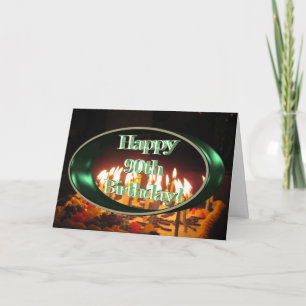 Happy 90th Birthday Mom Card