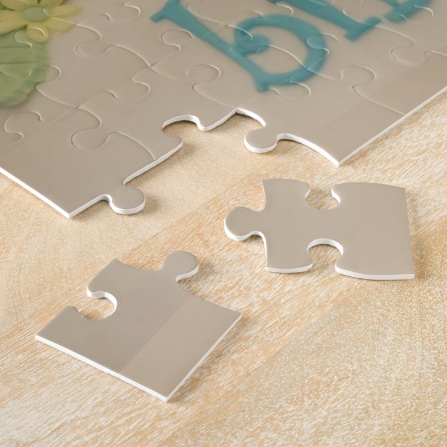 Happy 90th Colourful Birthday Jigsaw Puzzle (Side)