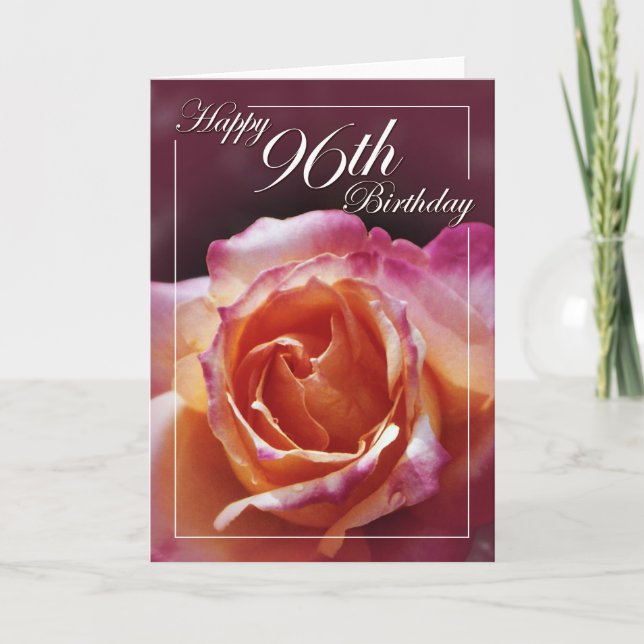 Happy 96th Birthday! Card (Front)