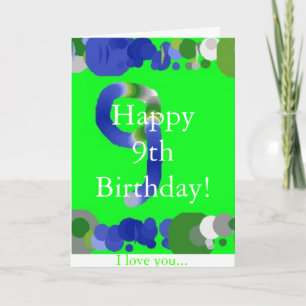 Happy 9th Birthday! Card