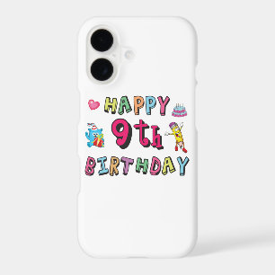 Happy 9th Birthday for 9 year old Kids B-day