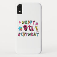Happy 9th Birthday for 9 year old Kids B-day