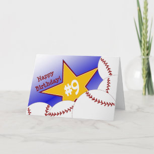 Happy 9th Birthday, Slugger! Card