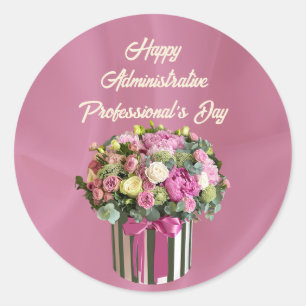  Happy  Administrative Professional's Day 2025 Classic Round Sticker
