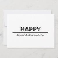 Happy Administrative Professionals' Day
