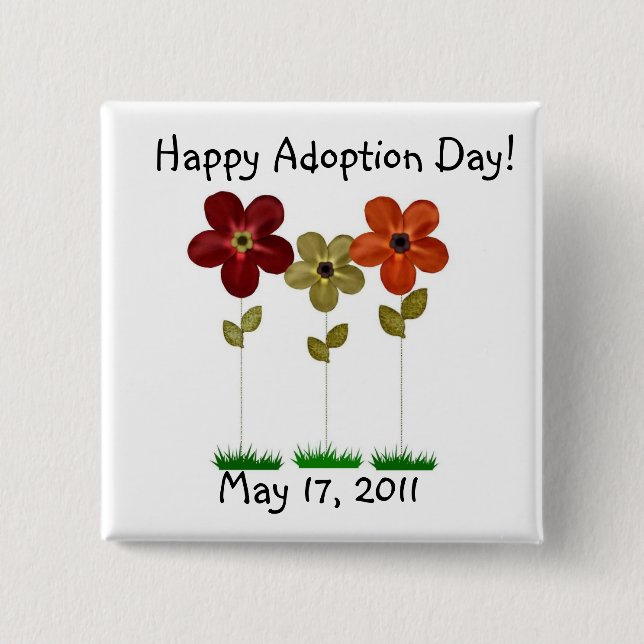 happy adoption day button (Front)