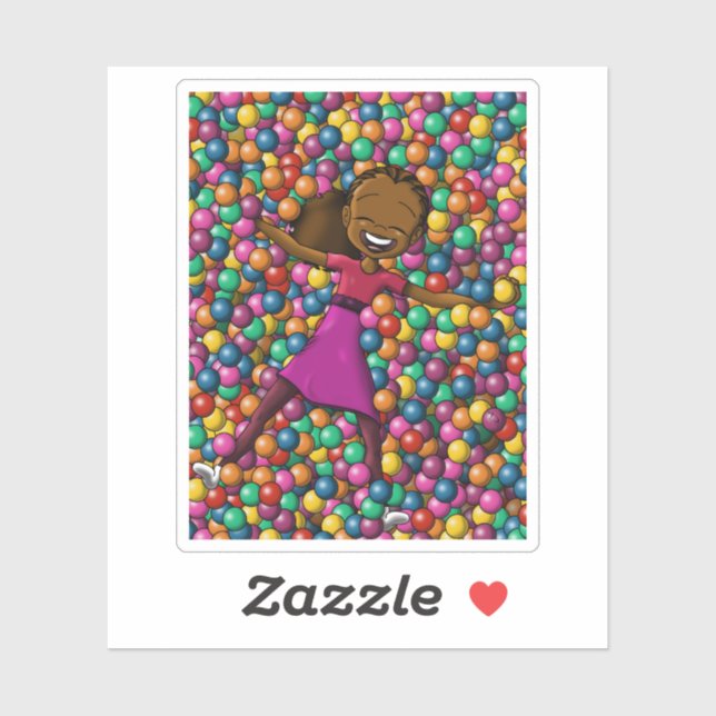 Happy African American Girl (Sheet)