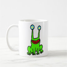 Happy Alien Frog Coffee Mug