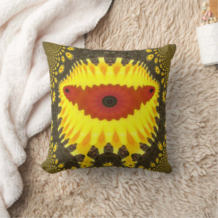 Happy Alien........ Throw Pillow