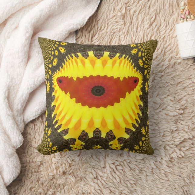 Happy Alien........ Throw Pillow (Blanket)