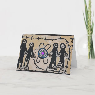 Happy Aliens Holiday Card