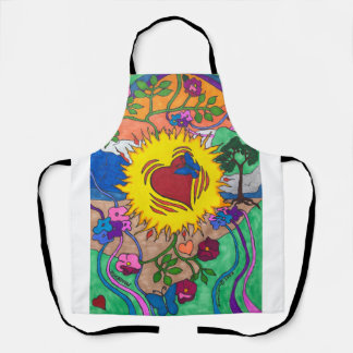 Happy All-Over Print Apron