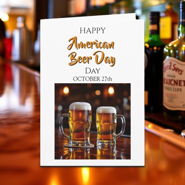 Happy American Beer Day | October 27th Card (Creator Uploaded)
