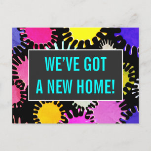 Happy and Fun New Home Postcard