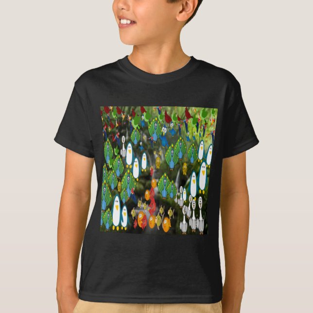 happy and funny T-Shirt (Front)