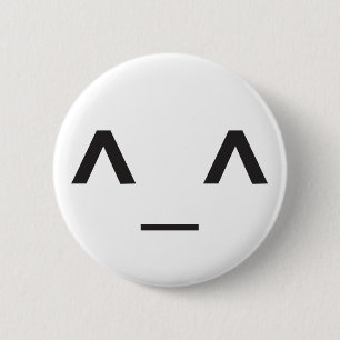 Happy Anime Face 2 Inch Round Button
