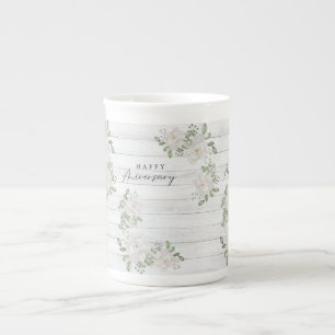 HAPPY ANIVERSARY BONE CHINA MUG