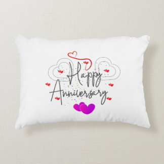 HAPPY ANNIVERSARY ACCENT PILLOW