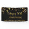 Happy Anniversary | ANY Year | Black & Gold