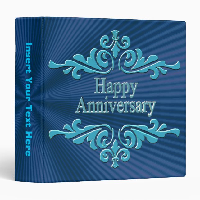 Happy Anniversary Avery Binder (Front/Spine)